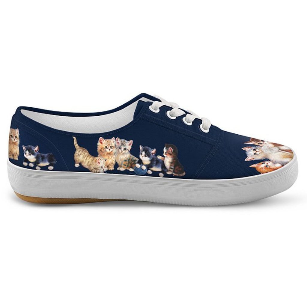 shoes with cats on